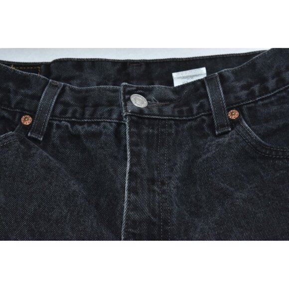 Levis 550 Men's Jeans Size 36x36 Black Straight Leg Denim Relaxed Fit Vintage - Picture 5 of 16